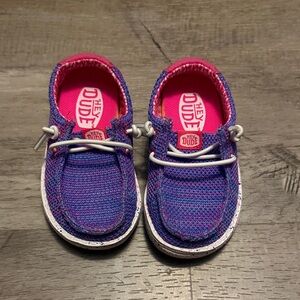 Hey Dude Kids' Moccasins in Purple and Pink